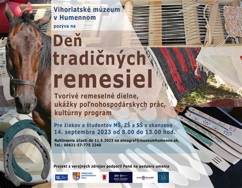 Ukážka tradičných remesiel na Gazdovstve Uhliská