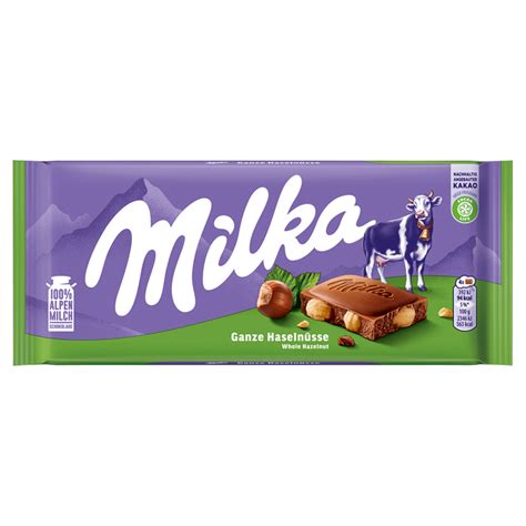 Milka čokoláda s celými orechmi