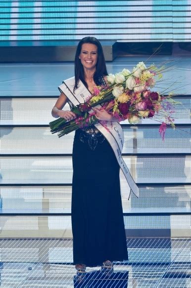 Ľubica Štepánová počas súťaže Miss Universe