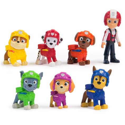 Sada nejedlých figúrok Paw Patrol na torte