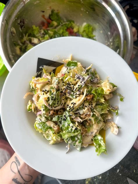 Svieži šalát s kuracím mäsom