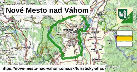 Mapa pekární v regióne Nové Mesto nad Váhom