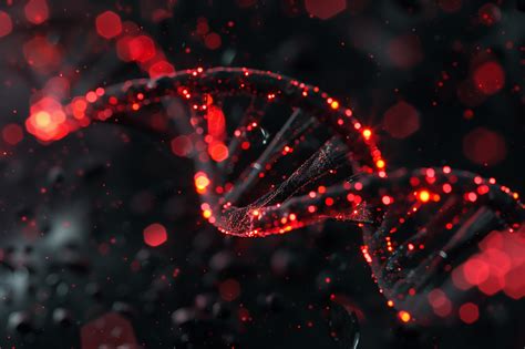 DNA reťazec ako symbol genetického výskumu