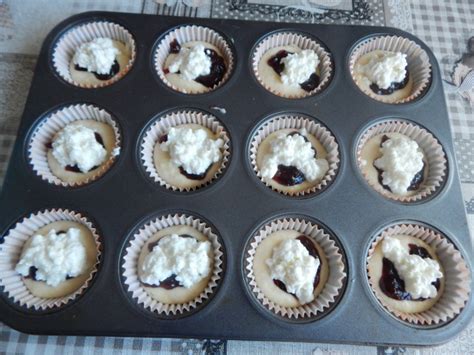 Postup plnenia muffinových košíčkov