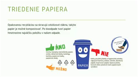 Označenia triedenia odpadu na kontajneroch