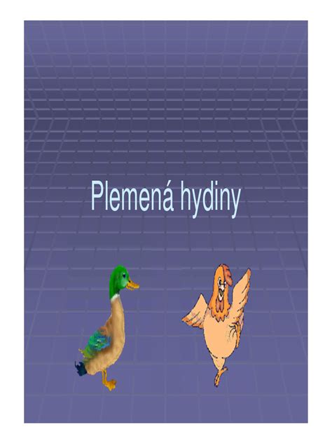 Diagram evolučnej línie hydiny