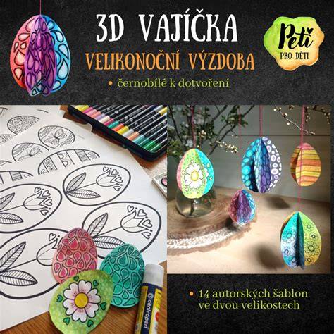 Detail upleteného vajíčka z novinových ruličiek