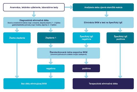 Proces diagnostiky alergie na bielkovinu kravského mlieka