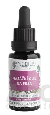 Masážny olej na prsia pre dojčiace mamičky
