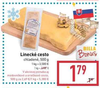 Chladené cesto zabalené vo fólii