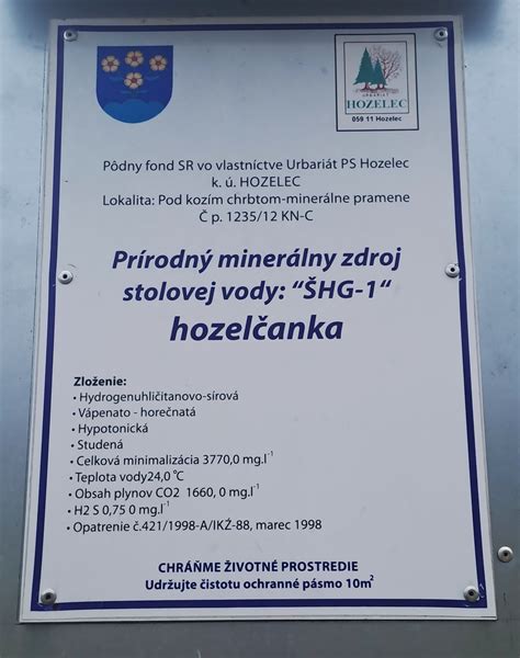 Zloženie dojčenskej vody