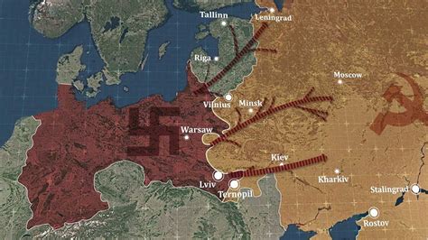 Mapa postupu nemeckých vojsk cez Slovensko