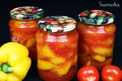 Zaváraná paprika v paradajkovom náleve