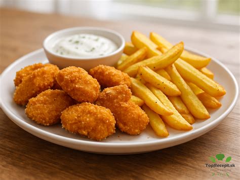 miska s dipom a hranolkami