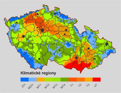 Klimatická mapa Francúzska