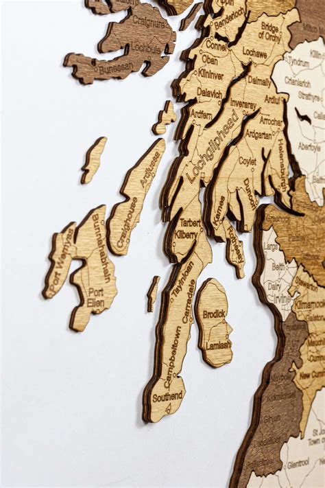 Mapa Škótska s vyznačenými regiónmi pre chov diviny