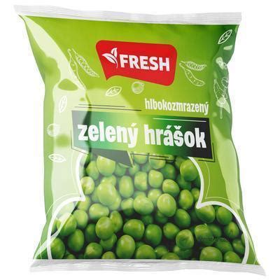 Mrazený hrášok v miske