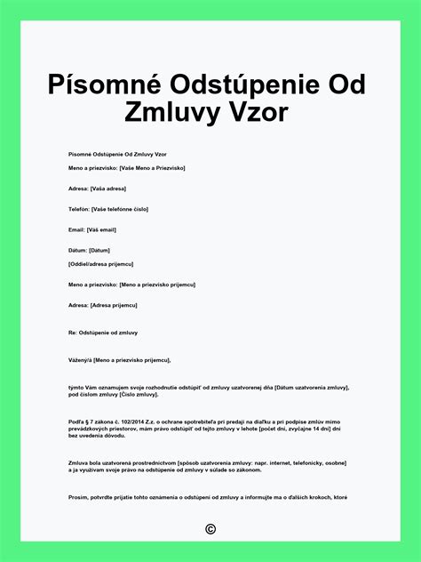 Ilustrácia doručovania písomného oznámenia