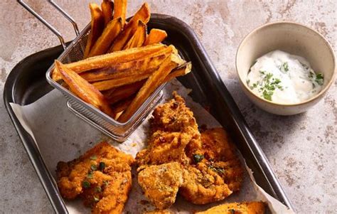 Pečené kuracie kúsky s batatovými hranolkami