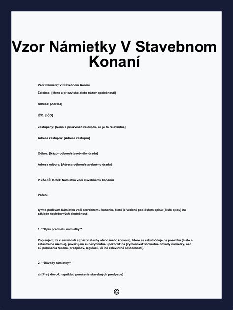 Diagram: Kroky v stavebnom konaní
