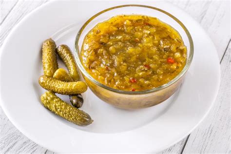 domáci uhorkový relish
