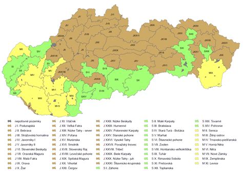 Historická mapa poľovných revírov