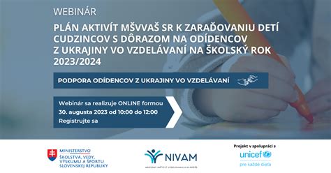Schéma psychosociálnej podpory pre deti cudzincov