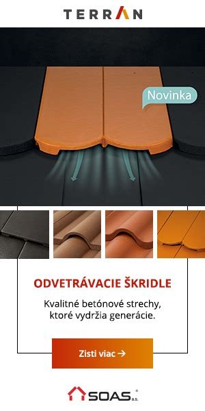 Moderné odvetrávacie škridly, ktoré splývajú s rovinou strechy