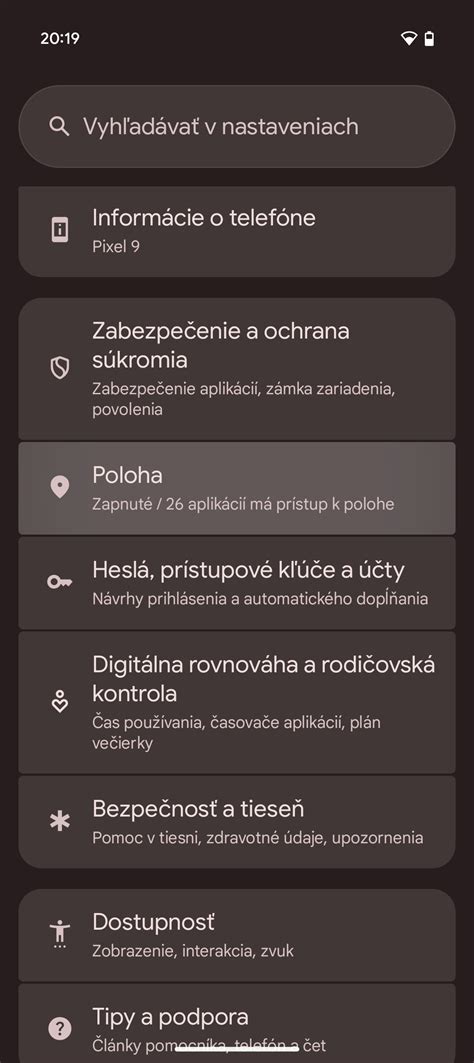 Screenshot aplikácie HomeWhiz na smartfóne