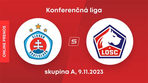 Štatistiky zo zápasu medzi Slovanom Bratislava a LOSC Lille v Európskej konferenčnej lige