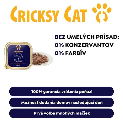 Obaly krmiva CricksyCat pre mačky