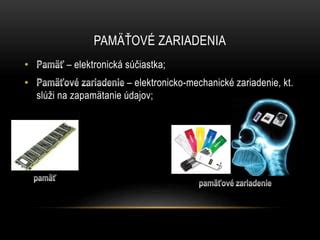 Historické a moderné externé pamäťové zariadenia