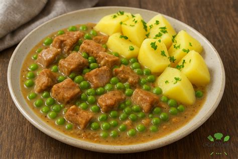 Základný recept na hrášok so zemiakmi