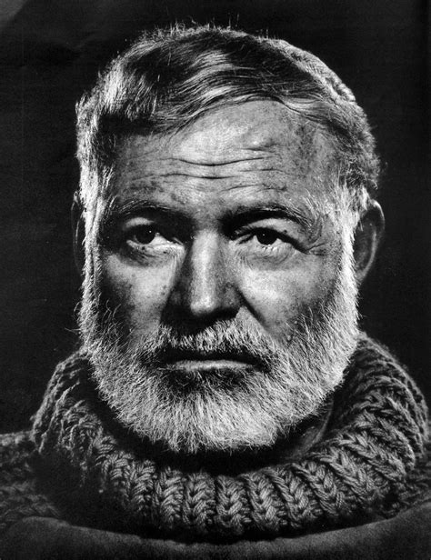 Ernest Hemingway portrét