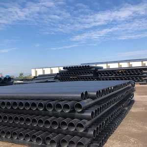 Prierez materiálov drenážnych rúr: HDPE, PVC, PE