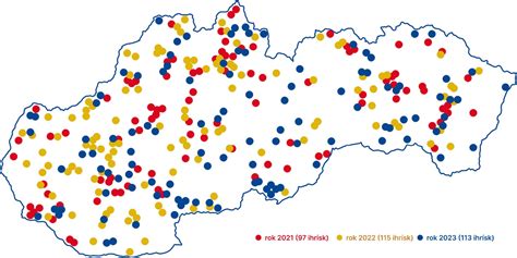 Mapa distribúcie neziskových organizácií na Slovensku