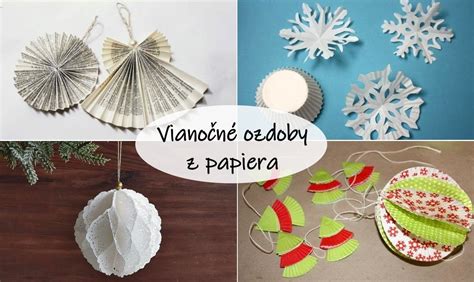 Vianočné oblečenie z papiera na šnúre