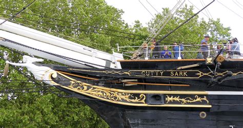 Cutty Sark, detail prednej časti