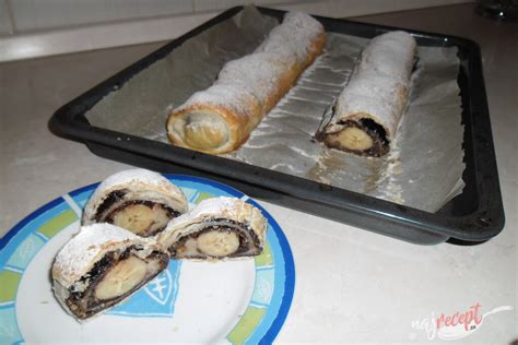Roláda s nutelou a banánom