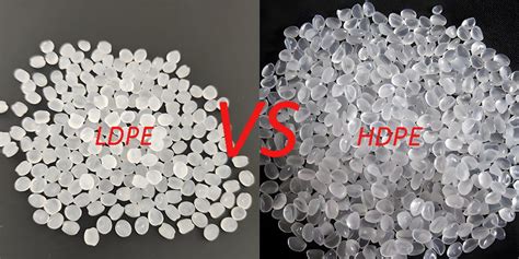 Porovnanie molekulárnej štruktúry HDPE a LDPE