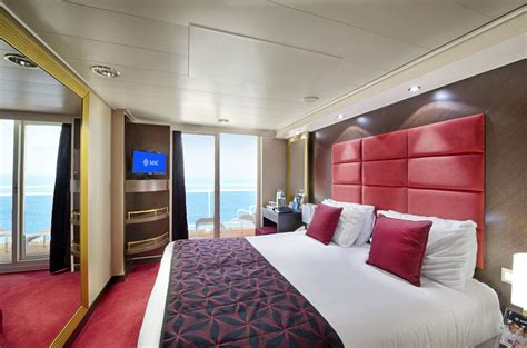 Interiér luxusnej kajuty na lodi MSC Divina