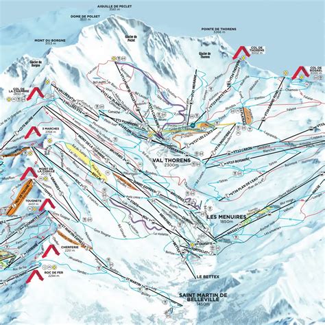 Panoramatický pohľad na oblasť Val Thorens