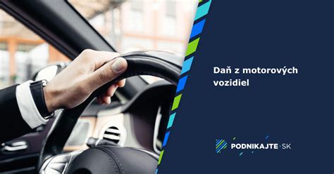 Ilustrácia predmetu dane z motorových vozidiel
