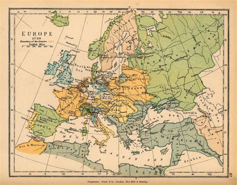 Mapa Európy v 17. storočí s vyznačením dominujúcich mocností a náboženského rozdelenia