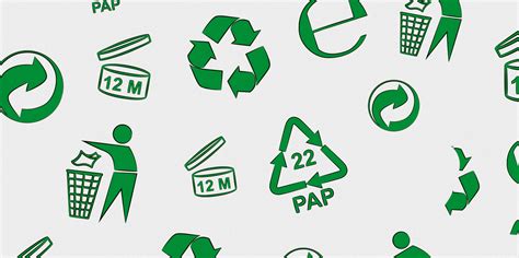 Ikony udržateľnosti a recyklácie