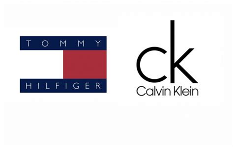 Logo značiek Tommy Hilfiger a Calvin Klein