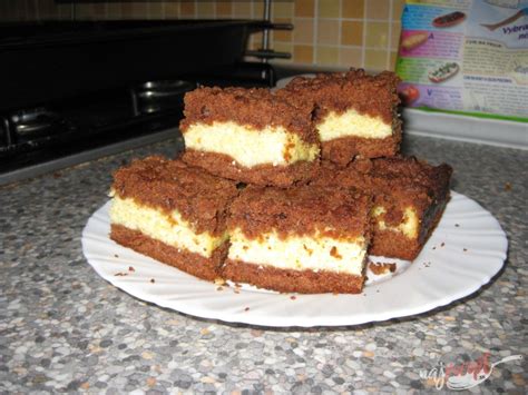 Tvarohovo-čokoládový koláč