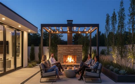 Montáž záhradného krbu