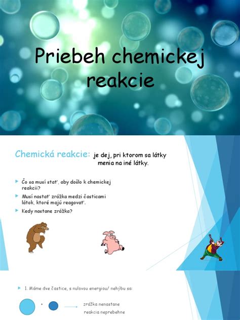 Schéma chemickej reakcie kypriaceho prášku