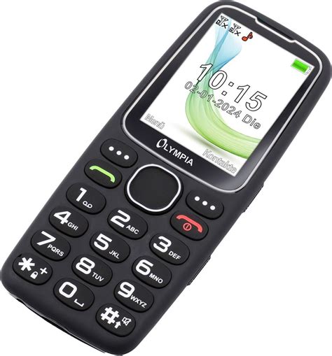 Starší tlačidlový telefón Alcatel s veľkými tlačidlami